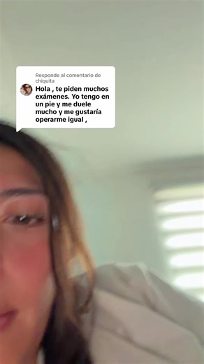 Exámenes y Experiencias Preoperatorias de Pie