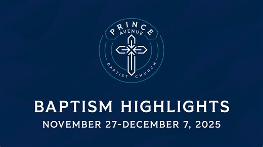 November - December Baptisms 2025