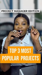 These are the top 3 most popular types of projects you’d work on as...