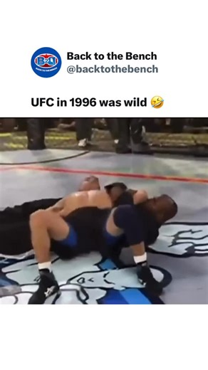 Back to the Bench on Instagram: "MMA in the 90s was chaos. No unified rules. No weight classes at first. No gloves in the early days. It wasn’t polished — it was raw experimentation. Fighters walked out in full karate gis, boxing trunks, wrestling shoes — whatever their discipline was, that’s what they wore. Style vs style wasn’t marketing. It was literal. Headbutts were legal. Elbows to the head were thrown without hesitation. Soccer kicks, knees on the ground — the rulebook was thin, and the l