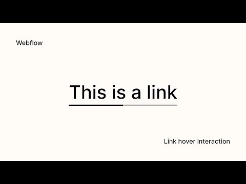 Animated Underlines on Hover in Webflow