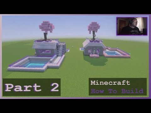 Minecraft/part 2/How To Build/Waterfall/house/pool/new