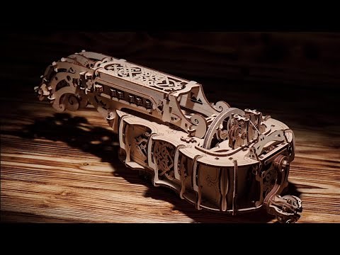 The Hurdy-Gurdy in Ugears style: you build it, then play it!