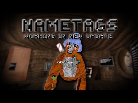 HOW TO GET A WORKING NAMETAG MOD IN THE NEW GORILLA TAG UPDATE! | GORILLA TAG MODS