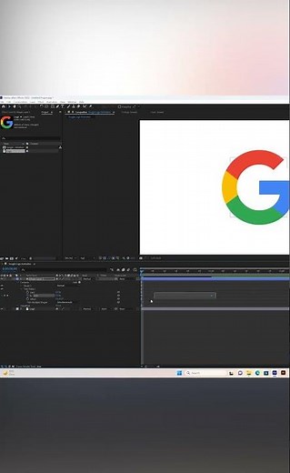 Google Logo Animation tutorial in after effect using Trim paths | After effect tutorial
