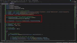 Check out this demo of an ACID transaction for a balance transfer with the #Couchbase NoSQL document database 📂 *example uses C#, but ACID is available in most Couchbase SDKs* Helpful links 🔗 Using Couchbase Transactions: https://bit.ly/48OP6U1 Transaction Concepts: https://bit.ly/3P8Y9bw | Couchbase