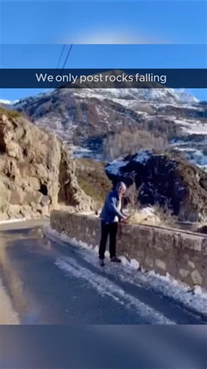 Rocks Falling on Instagram: "Just @rocksfalls 🏔 🪨 Experience the breathtaking force of rockfalls, cliff collapses, and falling rocks. Not for the faint of heart!"