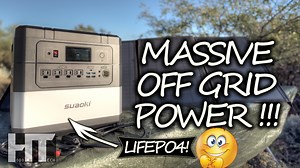 Huge LiFePO4 Off Grid Solar Generator! 1187wh Suaoki G1000 UPS Portable Power Station Review - HOBOTECH - Off Grid Product Reviews and Solar Tech Influencer on YouTube