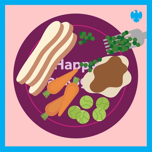 4.1K views · 23 reactions | Fill your plate with holiday goodness and savor every moment with family and friends. Happy Thanksgiving. | Barclays Bank US | Facebook