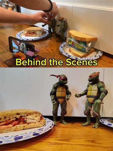 Behind the Scenes Caprese Sandwich TMNT Ninja Turtles Stop Motion ‎⁨@caprisun