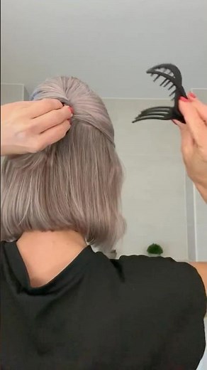 Easy Half Bun Tutorial ✨super schnell & alltagstauglich #hairstyle #hairtutorial #hairvibes #hair