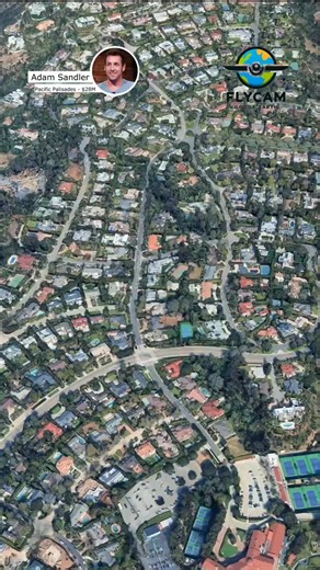 Adam Sandler's mansion in Pacific Palisades was affected by the Palisades wildfire #house #usa #livmiami #penthouse #billionairebunker #island #luxury | Viola Hand