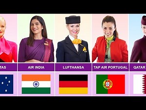 Air Hostess Uniforms by Different National Airlines | 2025