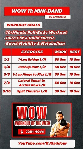 10-Min Full-Body Mini-Band Circuit