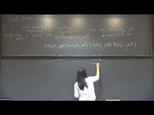 Terng Lecture Course: TLog-concavity and Matroids - Part 2 - Josephine Yu