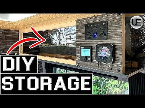 SIMPLE DIY Camper Van Overhead Cupboards