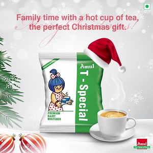 65K views · 1.5K reactions | Christmas is all about the joyous moments spent with loved ones. So, make some rich, milky and creamy tea with Amul T-Special and bring in the joy this festive season. | Amul | Facebook