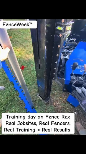 3.1K views · 29 reactions | Last week at #FenceWeek, we leveled up on the Fence Rex!  Hands-on training that is elevating our industry and DRIVING it forward.  #mrfenceacademy #MrFenceTools #fencefam | Mr Fence Academy | Facebook