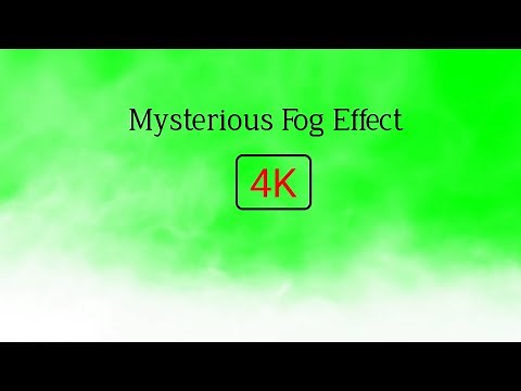 4K Mysterious Fog Effect in Green Screen Animation Video | Smoke Effect | Mist | Small Wonder Studio