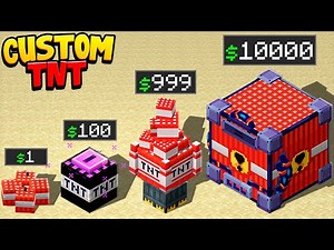 Minecraft but I can Buy Custom TNT