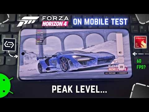 Forza Horizon 4 on Android Snapdragon 8 Elite TEST, 16GB RAM - Best Settings!