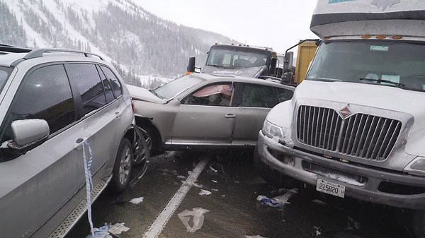 Crash involving up to 70 vehicles injures 19 people on I-70, authorities say