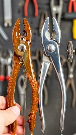 Rusty Blade Restoration – From Corrosion to Razor Sharp #blade #razor #cleantech #shorts