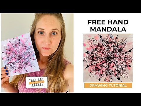 Free Hand Mandala | Relaxing Drawing Tutorial