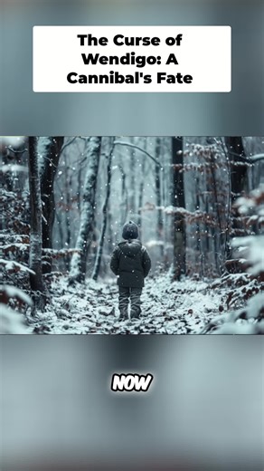 The Wendigo: embodiment of greed and hunger. Eating human flesh triggers transformation into a monstrous, cannibalistic curse. Don't get lost in the woods... #Wendigo #Folklore #Mythology #Horror #ScaryStories #DarkNature