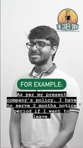 Interviewing for a new job? What is your NOTICE PERIOD?