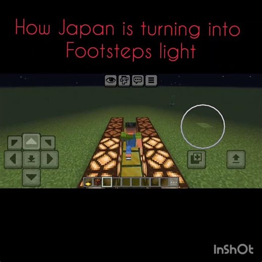how japan is turning into foot step light #minecraft#short