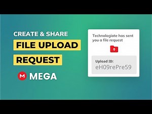 How to Create a File Upload Request on Cloud Storage | Mega Cloud Storage