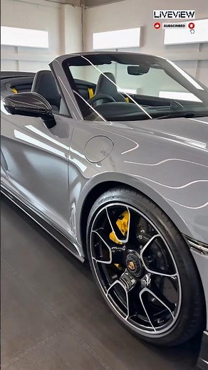The Ultimate Open-Top Performance: Porsche 911 Turbo S Cabriolet Review #shorts #trending #reels