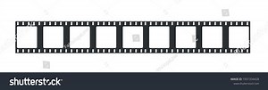 Cinema Strip Templates Negative Strip Media Stock Vector (Royalty Free) 1931334428 | Shutterstock