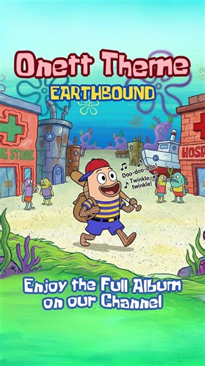 I turned Earthbound into Hawaiian music 🍍 #spongebob #earthbound #shorts