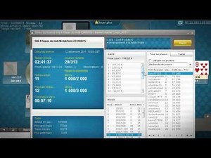 Les places payées en tournoi Multi tables sur PMU Poker