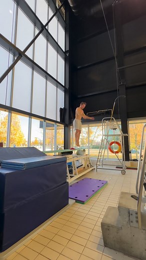 WAY OF THE BOARD | Diving 🇨🇦 on Instagram: "Negative jumps, figures and compact burpees. - #diving #dryland #workout #conditioning #springboarddiving #training #skilldevelopment #athletelife #watersports #wayoftheboard"
