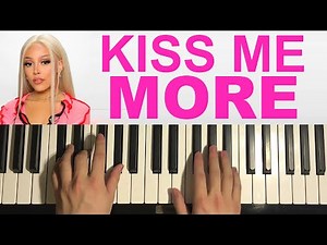 Doja Cat - Kiss Me More (Piano Tutorial Lesson)