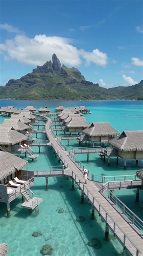 Bora Bora 🇵🇫✨ The World's Most Beautiful Island Paradise | A Dream Tropical Escape
