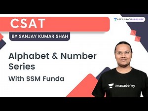 CSAT | Alphabet & Number Series | UPSC CSE | Lets Crack UPSC CSE | Sanjay Kumar Shah