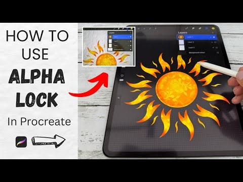 How to Use Alpha Lock in Procreate | Easy Beginner Tutorial