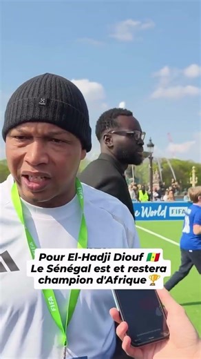 Réaction de El Hadji Diouf après la décision de CAF #youtube #viralvideo #youtubeshorts #ytshorts #y