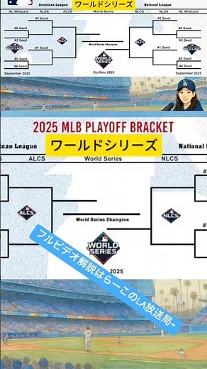 ‪@lakoradio‬ 制作 保存版 MLBポストシーズン解説！#ドジャース #大谷翔平