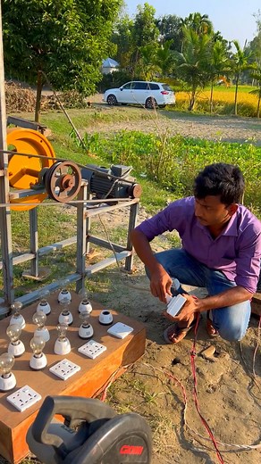 Starting 20kw Free Energy Water Pump#machine #viralpost #freeenergy | Diy King