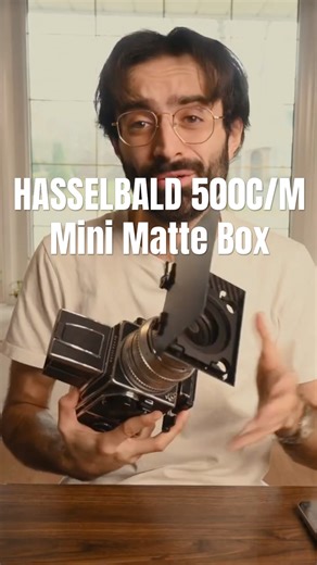 Mini Matte Box From PDMOVIE on the Hasselblad 500c/m #photography #filmcamera #hasselblad