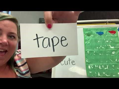 VCe syllable Pattern (Silent e)