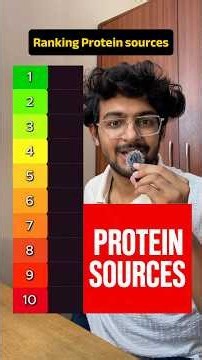 Ranking protein sources.#protein #proteinrich