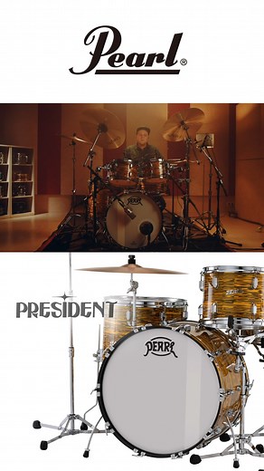 *** Moritz Müller (The Intersphere) x President Series Deluxe(PSD) ■President Series Deluxe [Finish] #769 Sunset Ripple [Configuration] PSD924XP/C 22"x14" Bass Drum 12"x8" Tom 13"x9" Tom 16"x16" Floor Tom https://pearldrum.com/global/products/drum-sets/president-series-deluxe/president-series-deluxe ■Moritz Müller | The Intersphere https://pearldrum.com/global/artist/moritz-muller/13206 Instagram: @theintersphere_official Facebook: @The Intersphere @Moritz Mueller The President Series Deluxe Dru