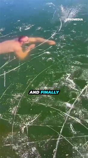 He panicked as he swam under the ice and he couldn’t find the exit. | Positive