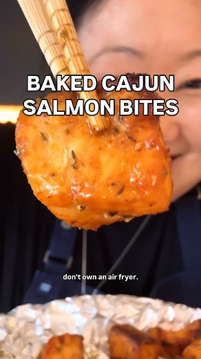 Nagi & Dozer - RecipeTin Eats on Instagram: "Here’s how I make salmon bites in the oven and get the surface to brown nicely without the inside overcooked. Comment RECIPE and I’ll DM it right to you (including the sauce you see!), or see below!⬇️ - N x ❤️ Cajun Baked Salmon Bites 4 salmon fillets , skinless, cut into 2.5cm / 1″ cubes (~600 – 700g / 1.2 – 1.4lb total) CAJUN SPICE MIX: 1 1/2 tsp paprika (regular/sweet, smoked also lovely) 3/4 tsp cooking salt / kosher salt (halve for table salt, +5